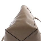 Celine Cabas Phantom Small Leather Shoulder Bag in Taupe