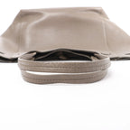 Celine Cabas Phantom Small Leather Shoulder Bag in Taupe