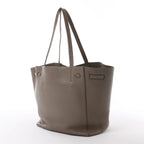 Celine Cabas Phantom Small Leather Shoulder Bag in Taupe