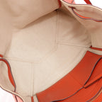 Celine Cabas Phantom Small Leather Shoulder Bag in Orange