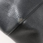 Celine Cabas Phantom Small Leather Shoulder Bag in Black