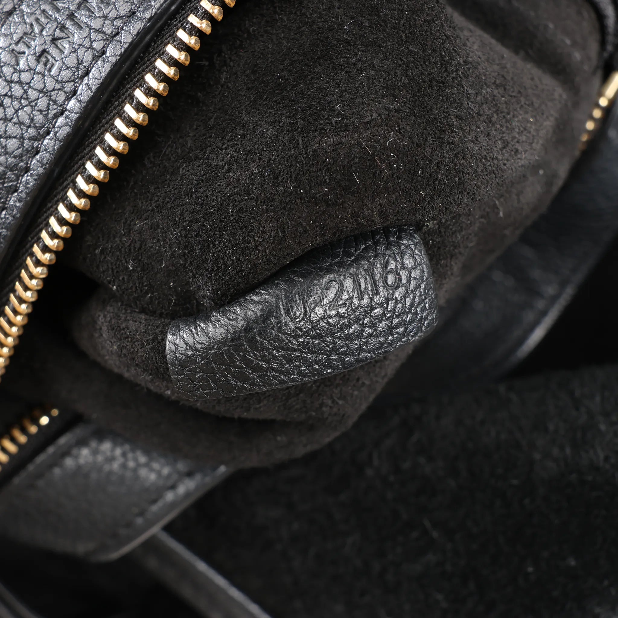 Celine Cabas Phantom Small Leather Shoulder Bag in Black