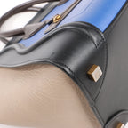 Celine Luggage Mini Leather Handbag in Multicolor