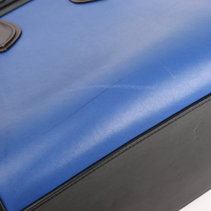 Celine Luggage Mini Leather Handbag in Multicolor