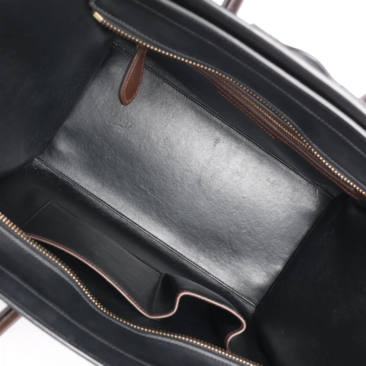 Celine Luggage Mini Leather Handbag in Multicolor