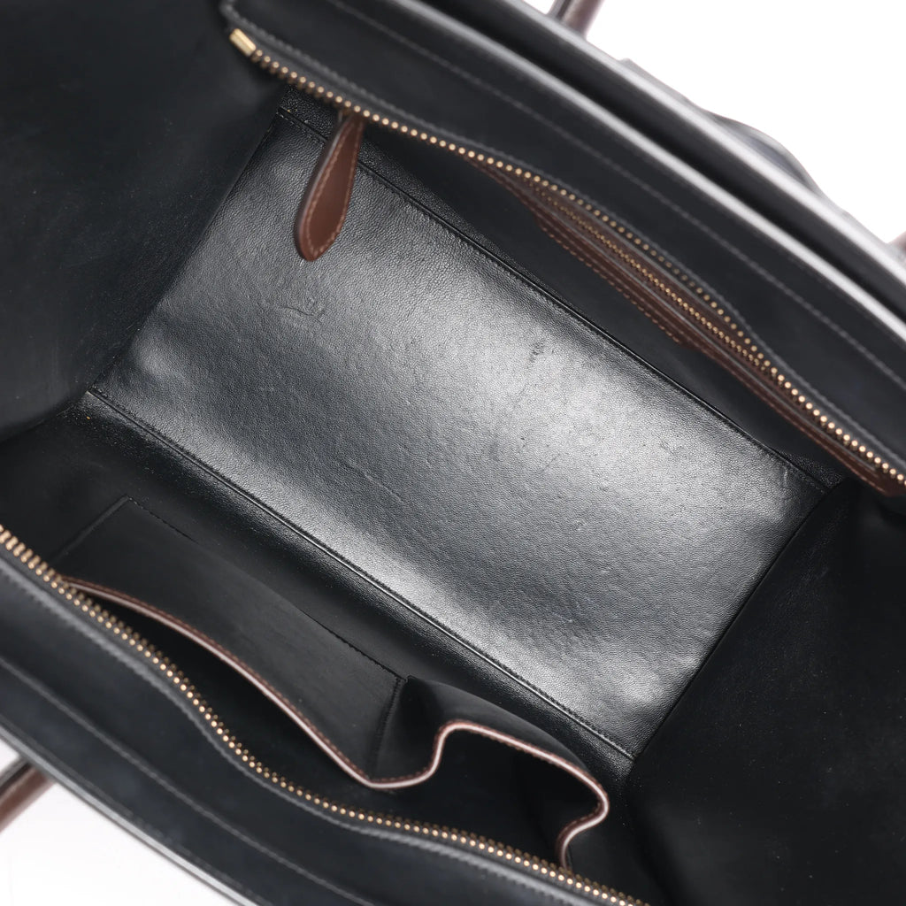 Celine Luggage Mini Leather Handbag in Multicolor