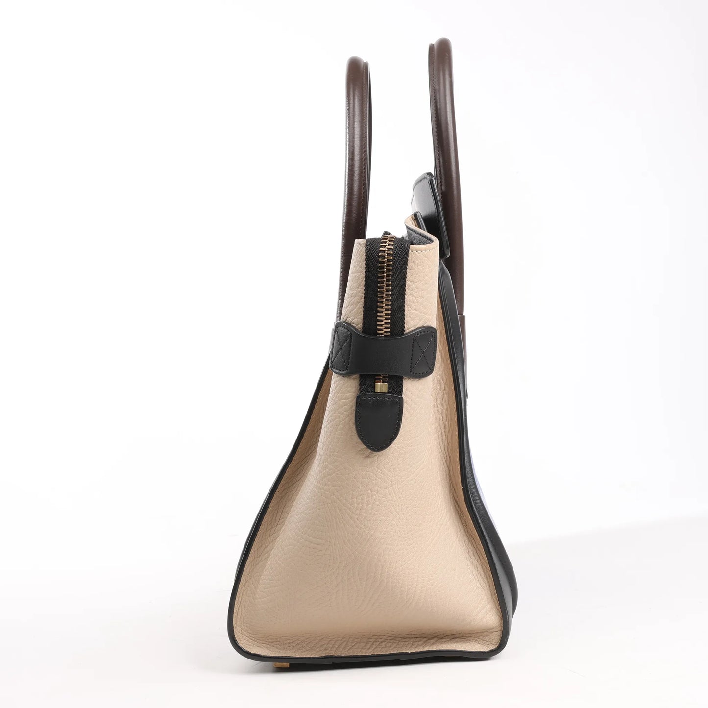 Celine Luggage Mini Leather Handbag in Multicolor