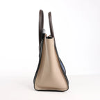 Celine Luggage Mini Leather Handbag in Multicolor