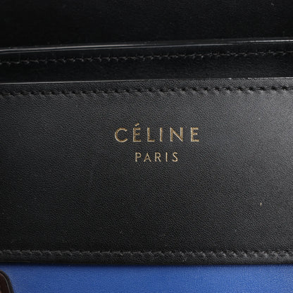 Celine Luggage Mini Leather Handbag in Multicolor