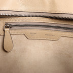 CELINE Luggage Micro Leather Handbag in Beige