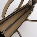 Celine Luggage Micro Leather Handbag in Beige