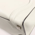 Celine Luggage Micro Leather Handbag in Gray