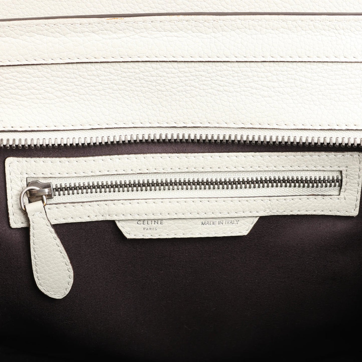 Celine Luggage Micro Leather Handbag in Gray