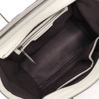 Celine Luggage Micro Leather Handbag in Gray