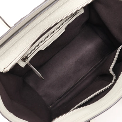 Celine Luggage Micro Leather Handbag in Gray
