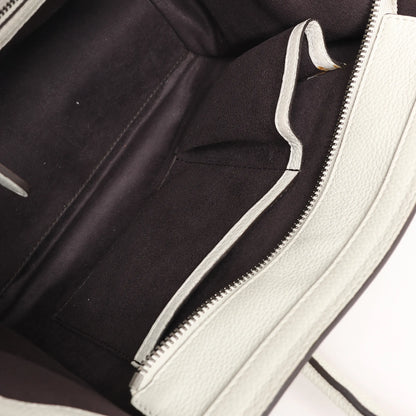 Celine Luggage Micro Leather Handbag in Gray