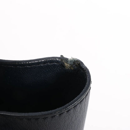 Sac à main Celine Luggage Micro en cuir bleu marine