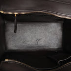 Celine Luggage Micro Leather Handbag in Blue x Black x Taupe