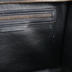 Celine Luggage Mini Leather Tri-Color Handbag in Blue x Beige x Black