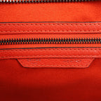 Celine Luggage Mini Leather Handbag in Orange