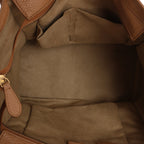 Minibolso de mano de piel Celine Luggage en color rojo
