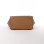 Minibolso de mano de piel Celine Luggage en color rojo