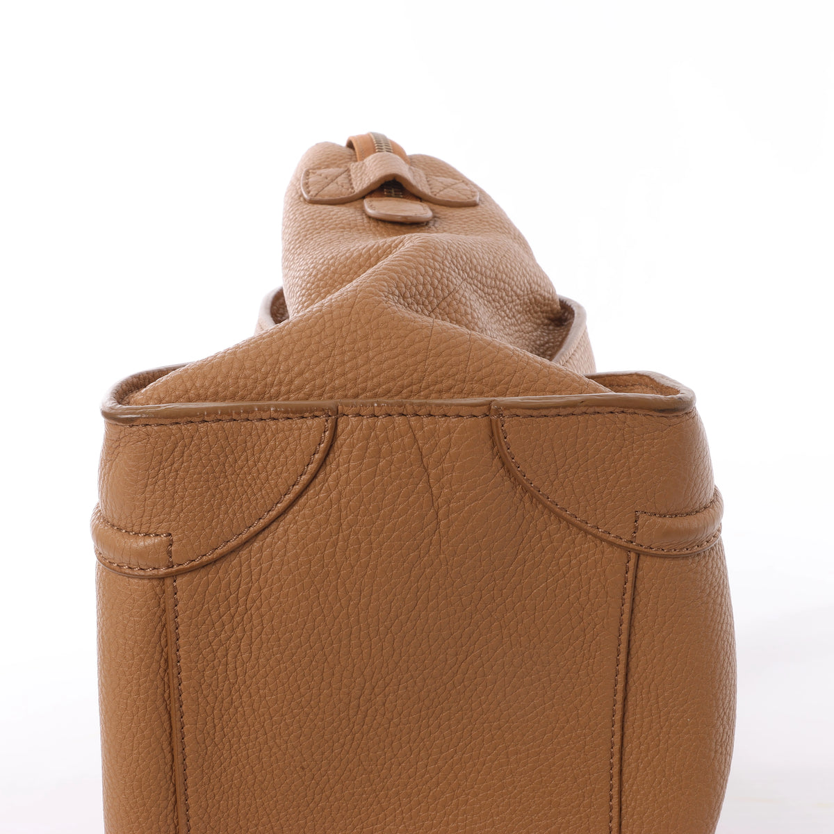 Minibolso de mano de piel Celine Luggage en color rojo