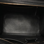 Celine Luggage Mini Leather Handbag in Navy Blue