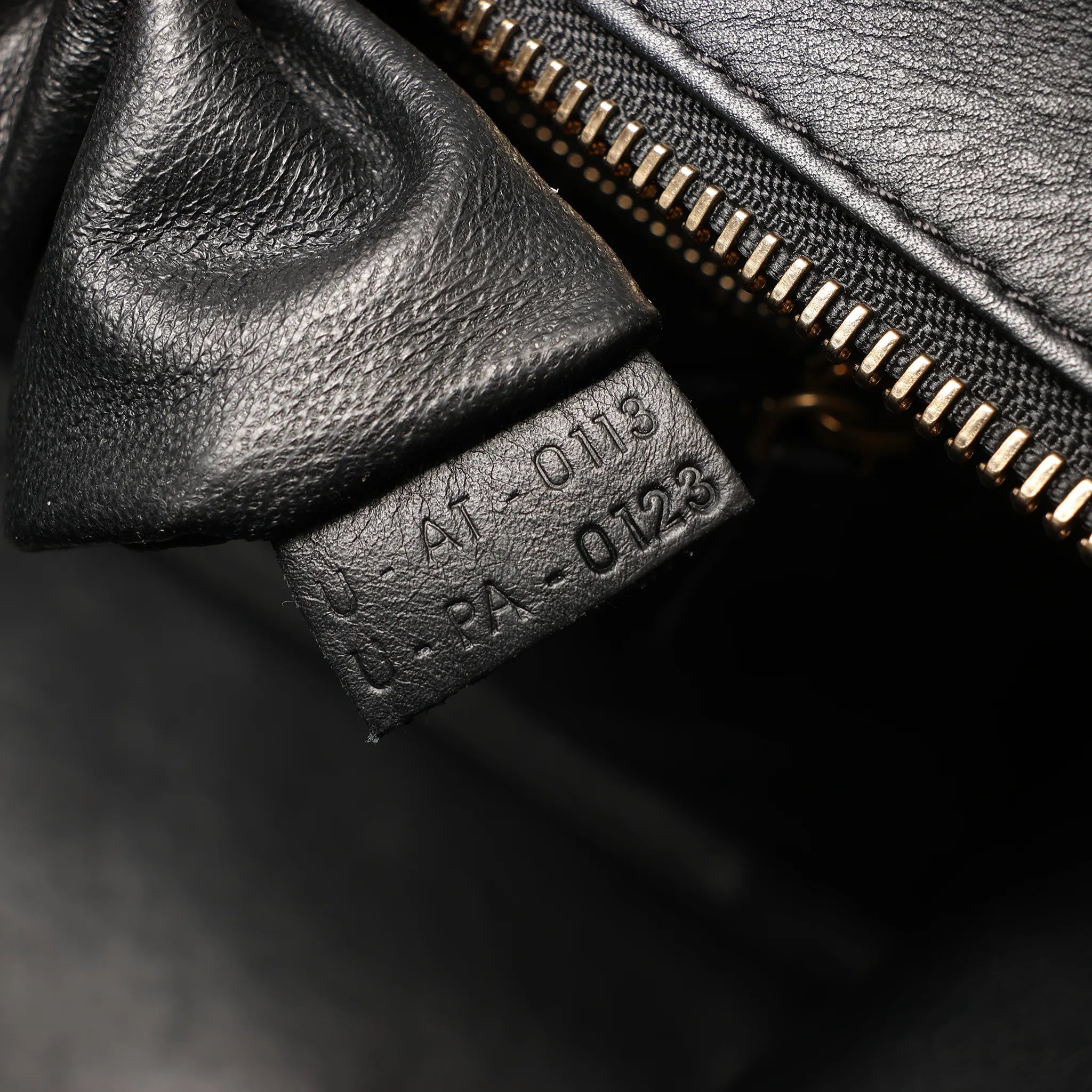 Celine Luggage Mini Leather Handbag in Navy Blue