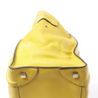 Celine Luggage Mini Leather Handbag in Yellow