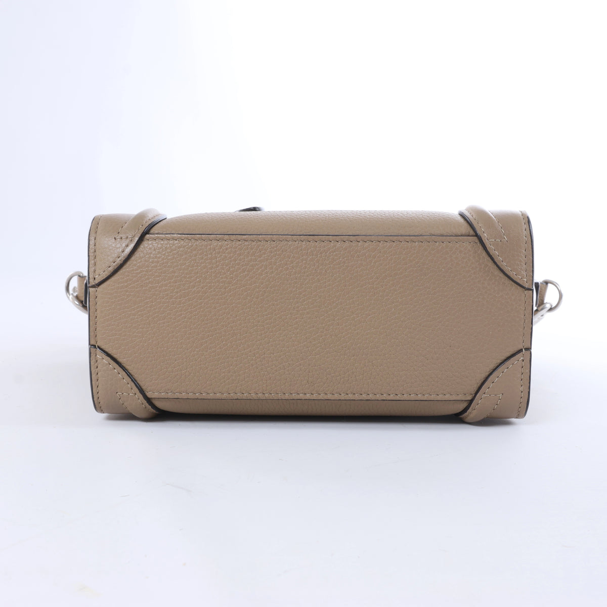Celine Luggage Nano Leather 2Way Handbag in Brown