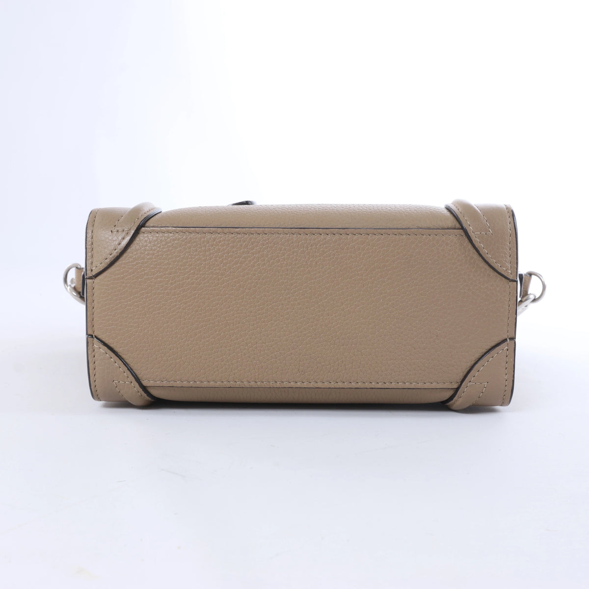 Celine Luggage Nano Leather 2Way Handbag in Brown