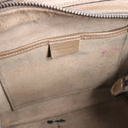 CELINE Nano Luggage Leather 2Way Handbag in Greige