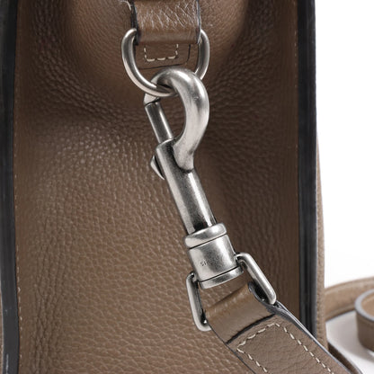 CELINE Nano Luggage Leather 2Way Handbag in Greige