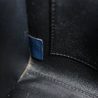 CELINE Nano Luggage Leather 2Way Handbag in Navy Blue