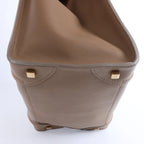 Celine Luggage Micro Leather Handbag in Brown