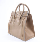 Celine Luggage Micro Leather Handbag in Brown
