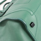 CELINE Luggage Phantom Small Leather Handbag in Green