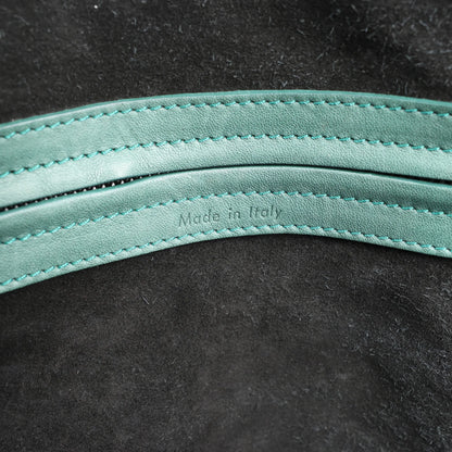 CELINE Luggage Phantom Small Leather Handbag in Green