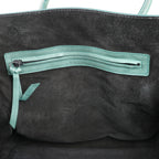 CELINE Luggage Phantom Small Leather Handbag in Green