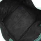 CELINE Luggage Phantom Small Leather Handbag in Green