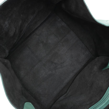CELINE Luggage Phantom Small Leather Handbag in Green