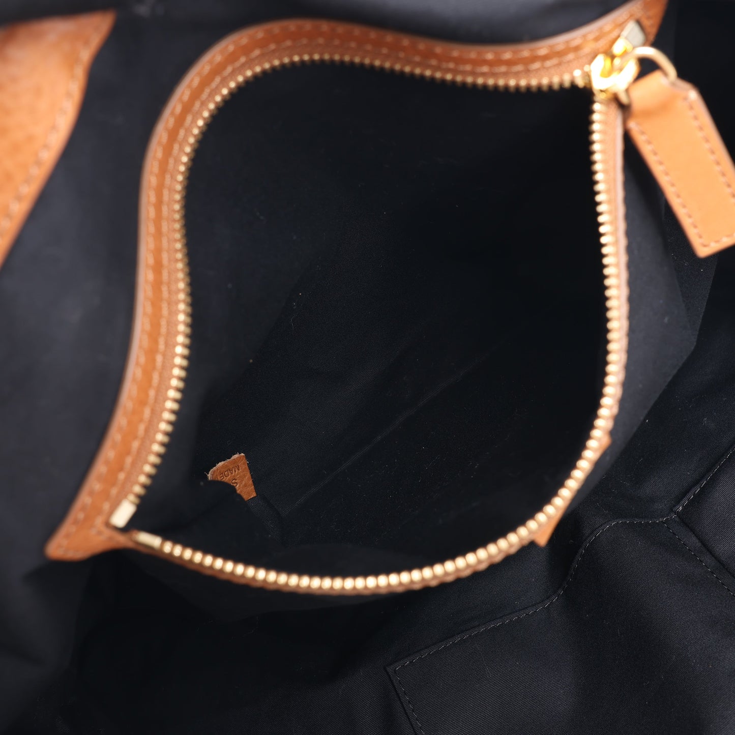 Sac cabas CELINE en toile Macadam et cuir beige et marron