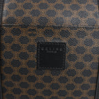 Celine Macadam PVC & Leather Boston Travel bag in Black × Brown