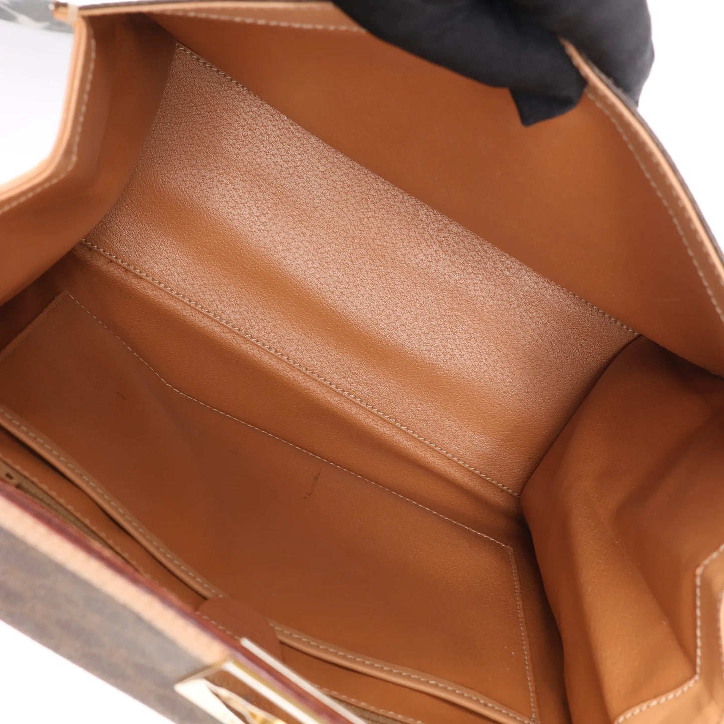 Celine Macadam PVC & Leather Handbag in Brown