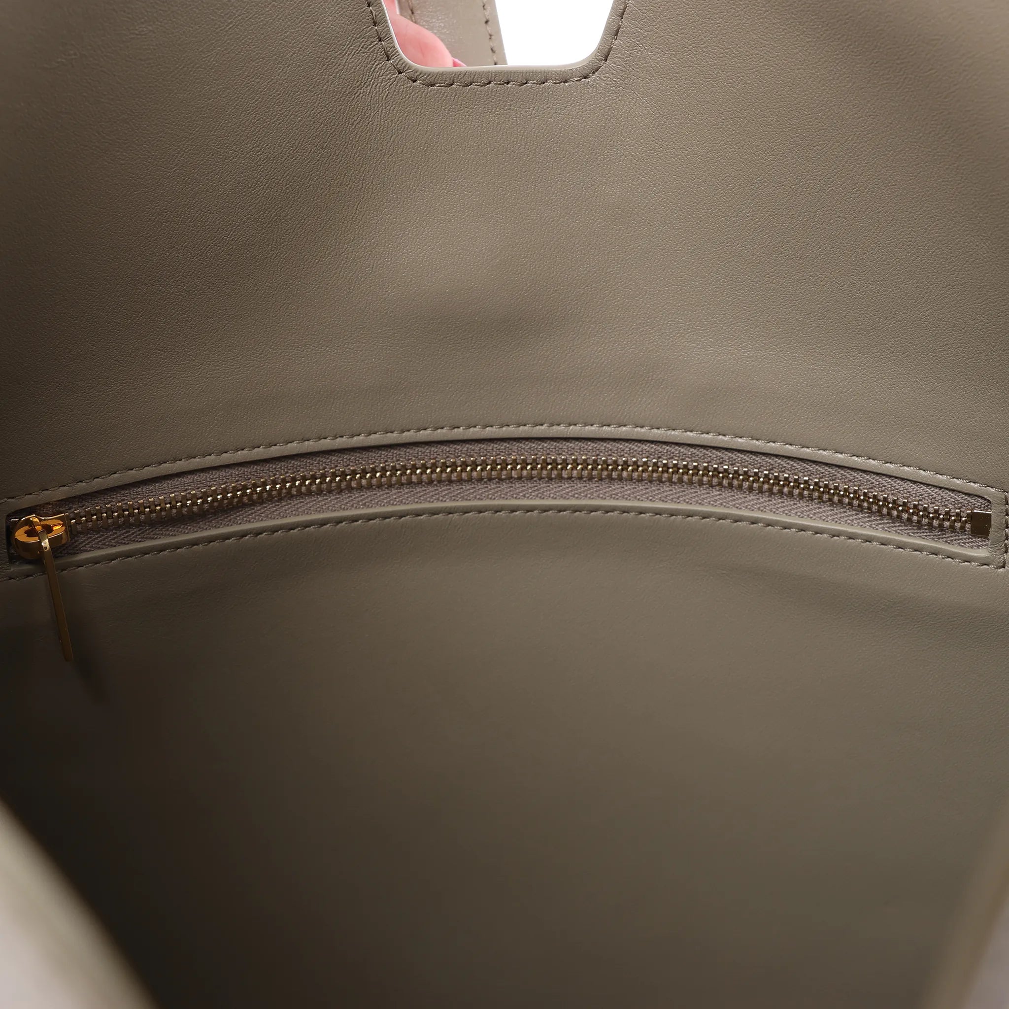 Celine Camille 16 Medium Leather 2Way Shoulder Bag in Beige