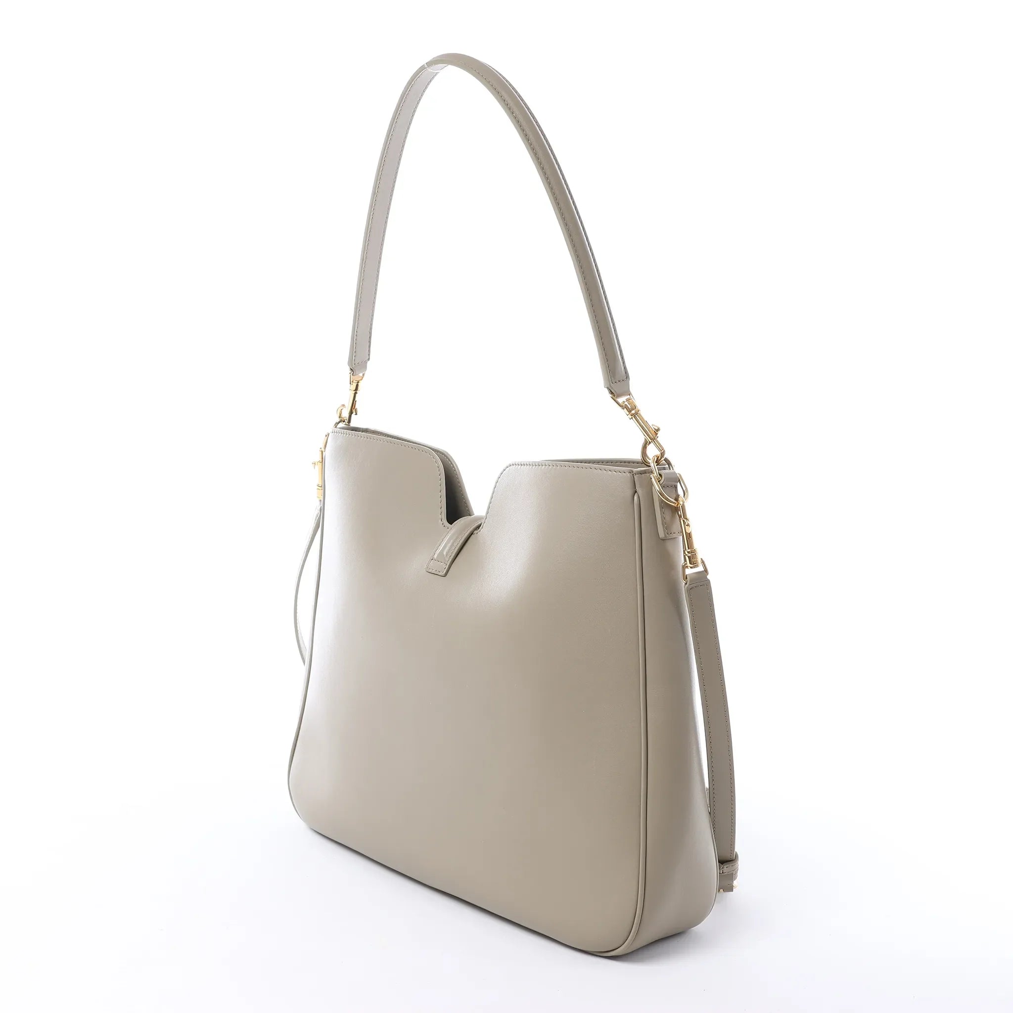 Celine Camille 16 Medium Leather 2Way Shoulder Bag in Beige