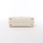 Celine Nino Medium Leather 2Way Handbag in Beige