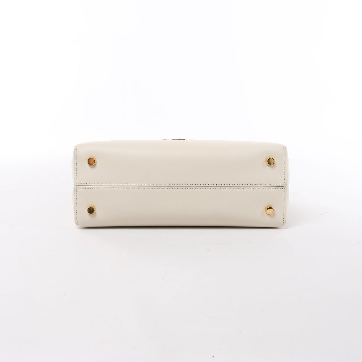 Celine Nino Medium Leather 2Way Handbag in Beige