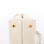 Celine Nino Medium Leather 2Way Handbag in Beige